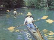 Gustave Caillebotte Bathers about to Dive into the Yerres Germany oil painting artist